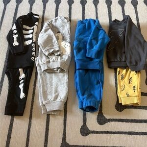 Kids Blue Star Sweatshirt and Jogger Set